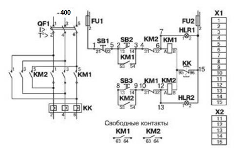 Электрическая принципиальная схема ящиков управления Я5412