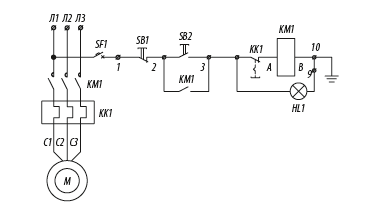 Электрическая принципиальная схема ящиков управления Я5130