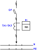 Электрические схемы ЯВУ с рубильником и автоматом