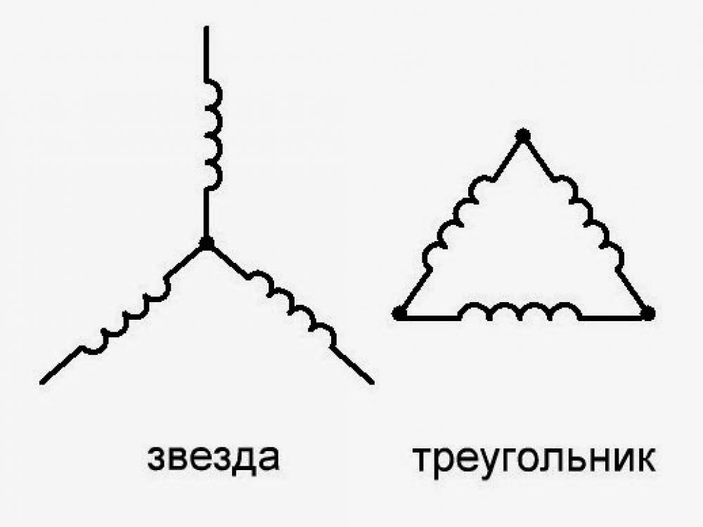 Схема звезда и треугольник